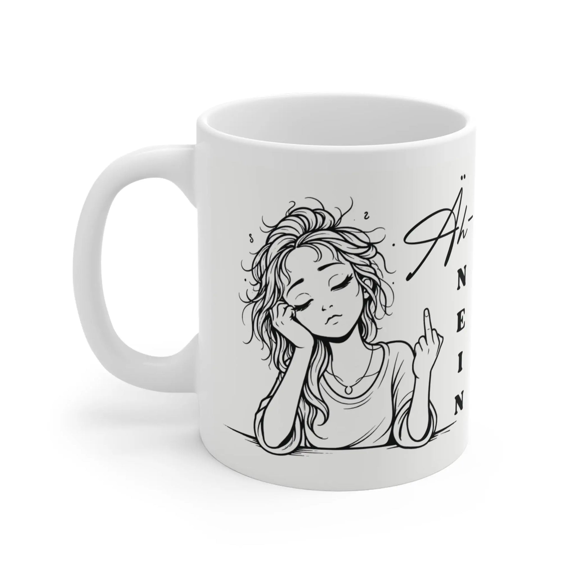 Statement Tasse „Äh – NEIN“ – Morgenmuffel mit Haltung Printify