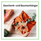 Personalisierter Holzanhänger Weihnachten - Funny Bake