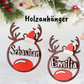 Anhänger Rentier mit Name