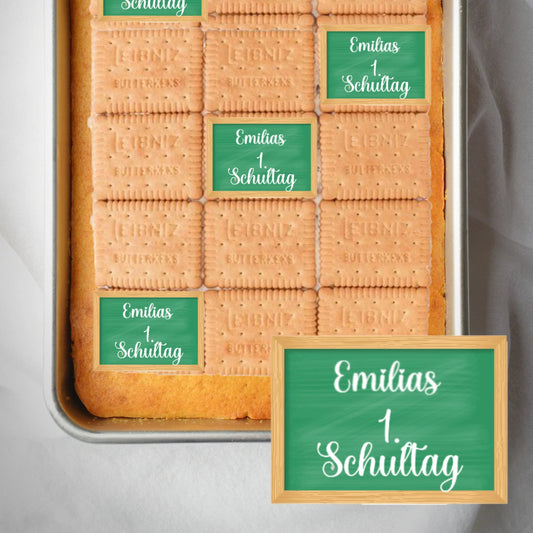 Muffinaufleger 1.Schultag mit Name - Funny Bake