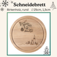 Weihnachtliches Schneidebrett - Funny Bake