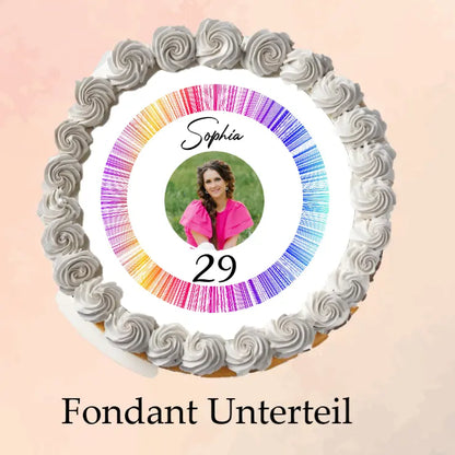 Burn Away Cake Aufleger "Happy Birthday" - Funny Bake