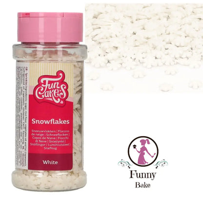 Schneeflocken Zuckerstreusel 50g - Funny Bake