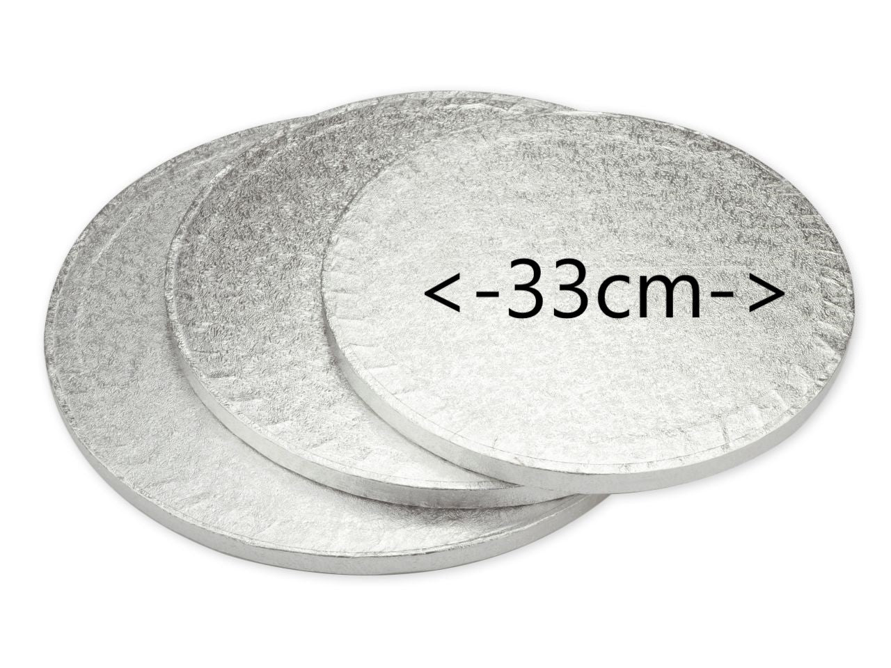 Cake-board-rund-silber-33cm-stabil-Tortenplatte