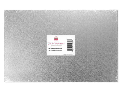 Cakeboard rechteck 51x36cm silber - Funny Bake