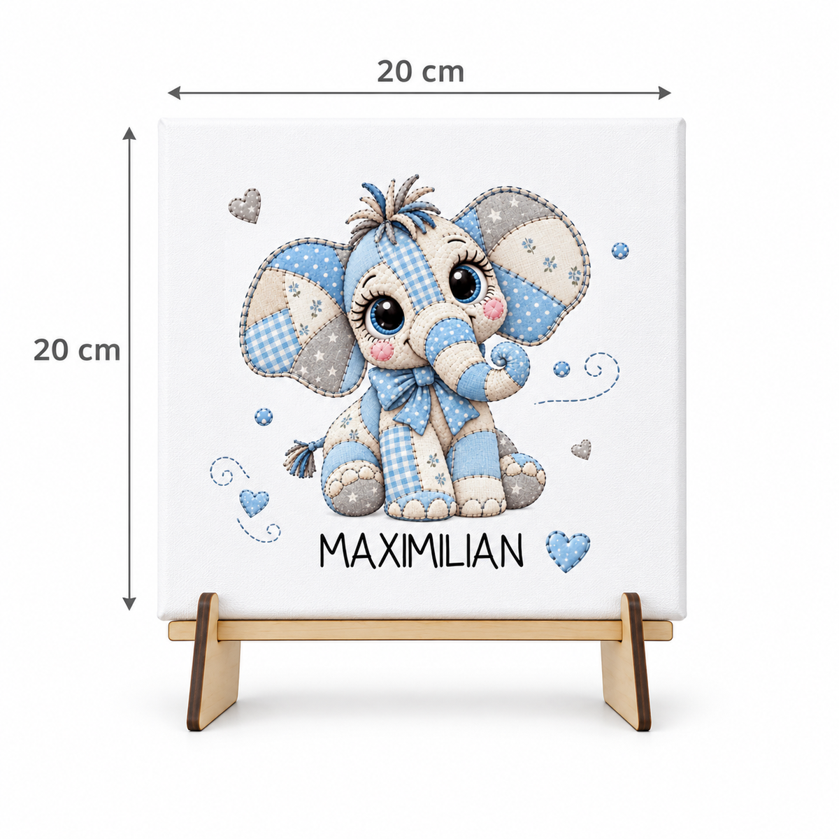 Patchworkbild Elefant Babyzimmer