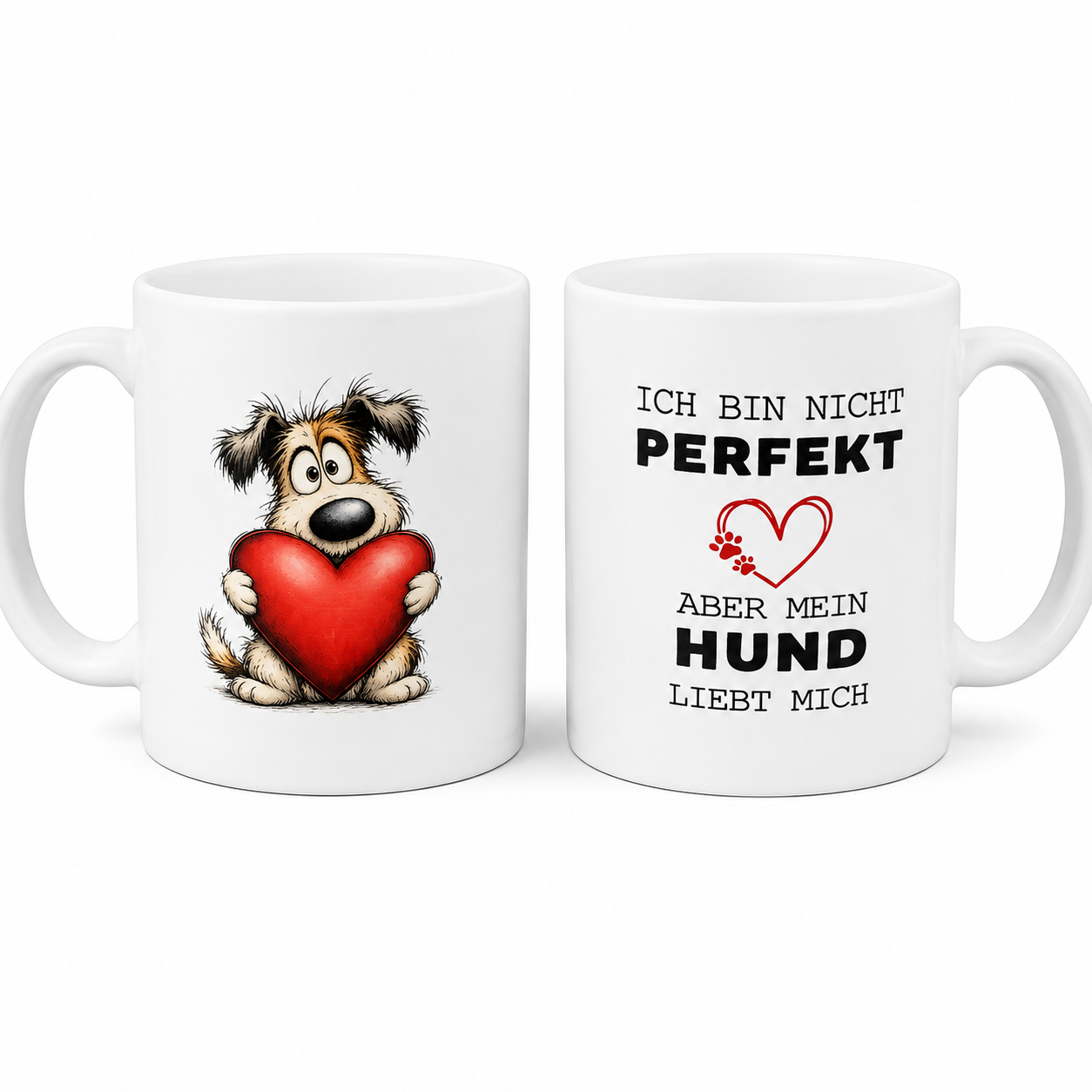 Tasse - Hundeliebe mit Untersetzer