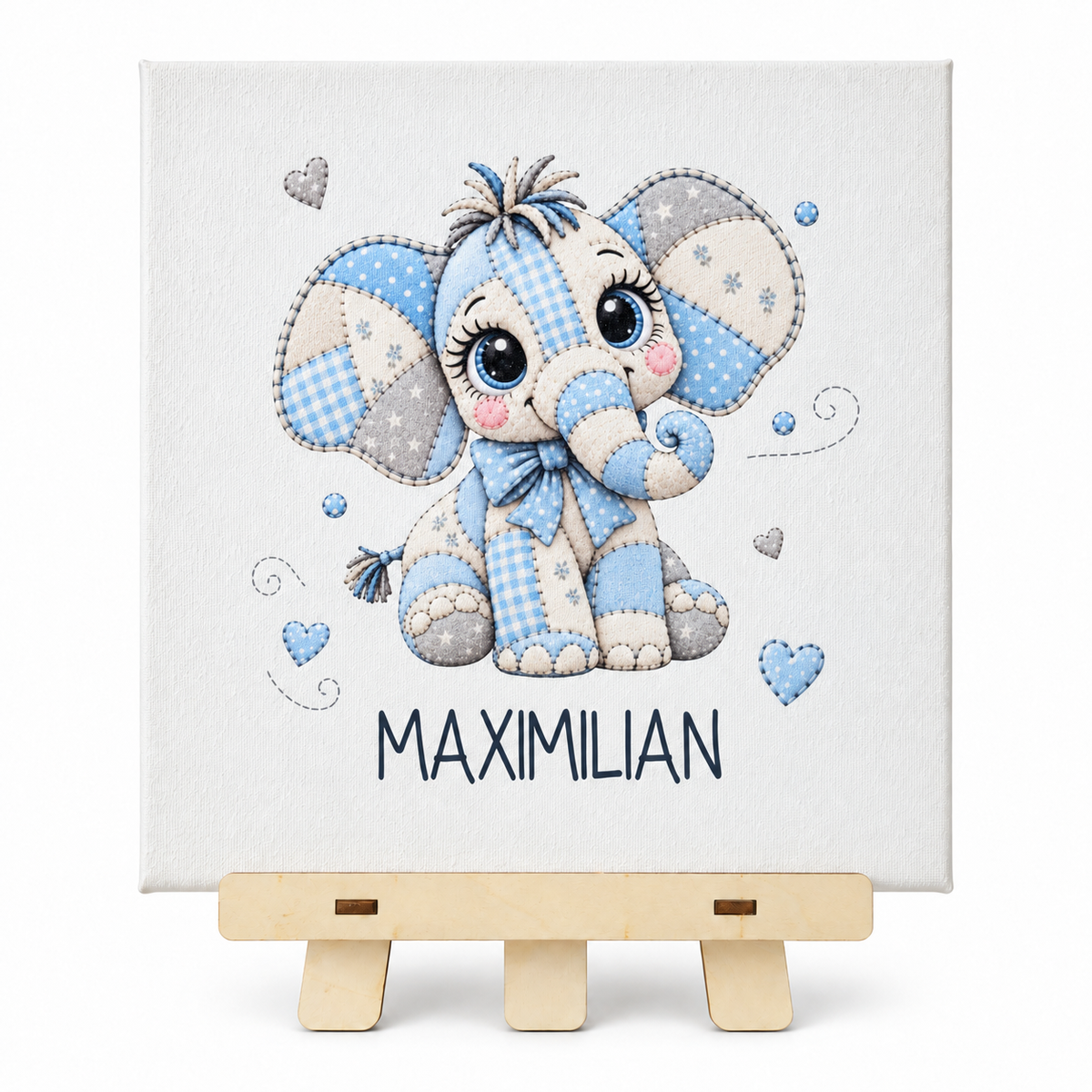 Patchworkbild Elefant Babyzimmer