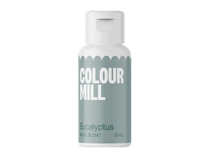 Oel / Schokoladen Farbe Eukalyptus 20 ml -Colour Mill - Funny Bake