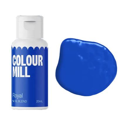 Oel / Schokoladen Farbe Royal Blau 20 ml -Colour Mill - Funny Bake