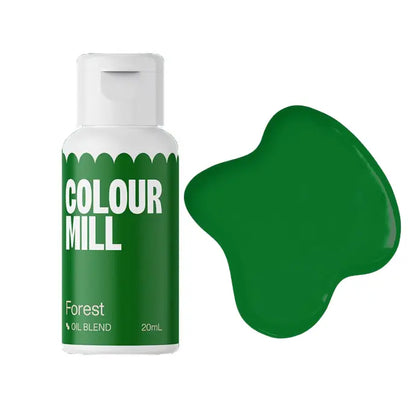 Oel / Schokoladen Farbe Forest Green 20 ml -Colour Mill - Funny Bake