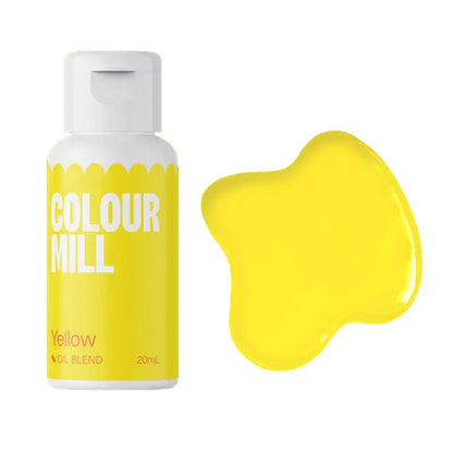 Oel / Schokoladen Farbe gelb 20 ml -Colour Mill - Funny Bake
