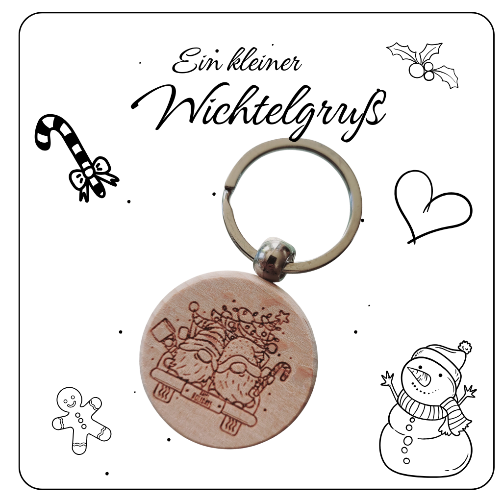 Weihnachtliches Geschenkset Kugelschreiber und Anhänger