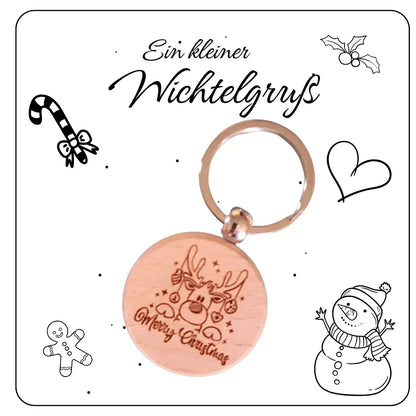 Weihnachtliches Geschenkset Kugelschreiber und Anhänger - Funny Bake