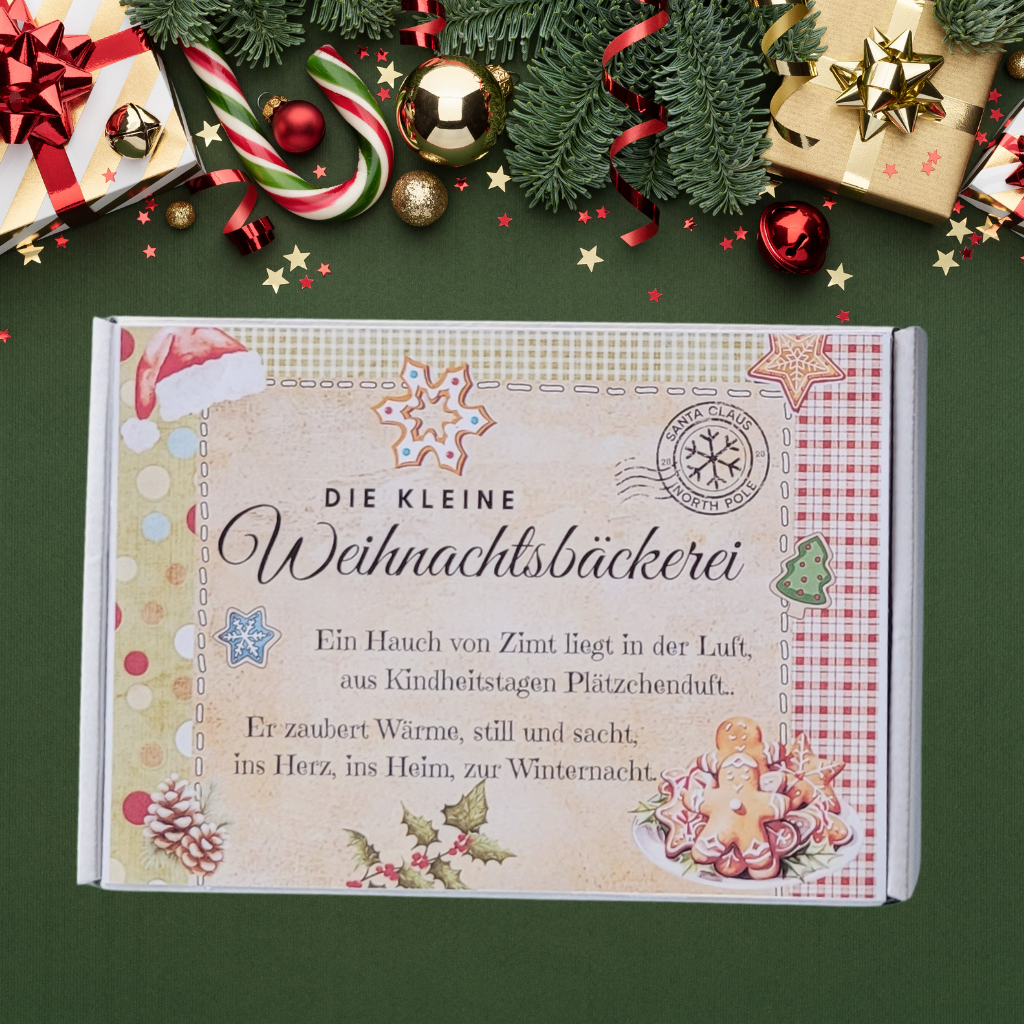 Die kleine Weihnachtsbäckerei Box personalisiert