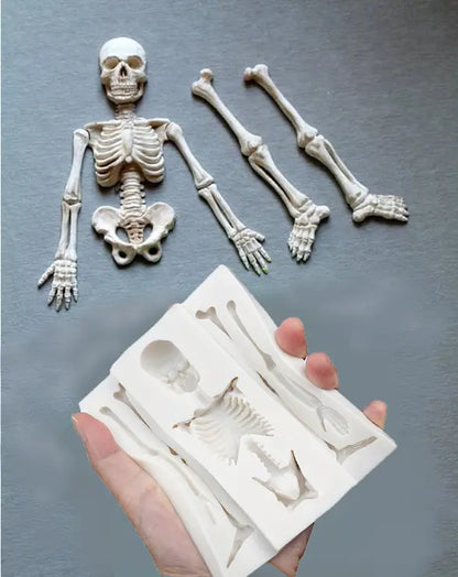 Silikonform  Skelett - Funny Bake