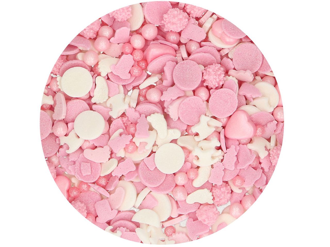 Zuckerstreusel Baby Pink - 50 Funcakes