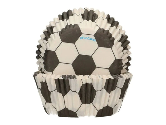Muffin Papierbackförmchen - Fußball - Funny Bake