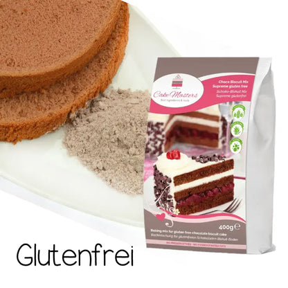 Schoko-Biskuit Mix GLUTENFREI 400g - Funny Bake