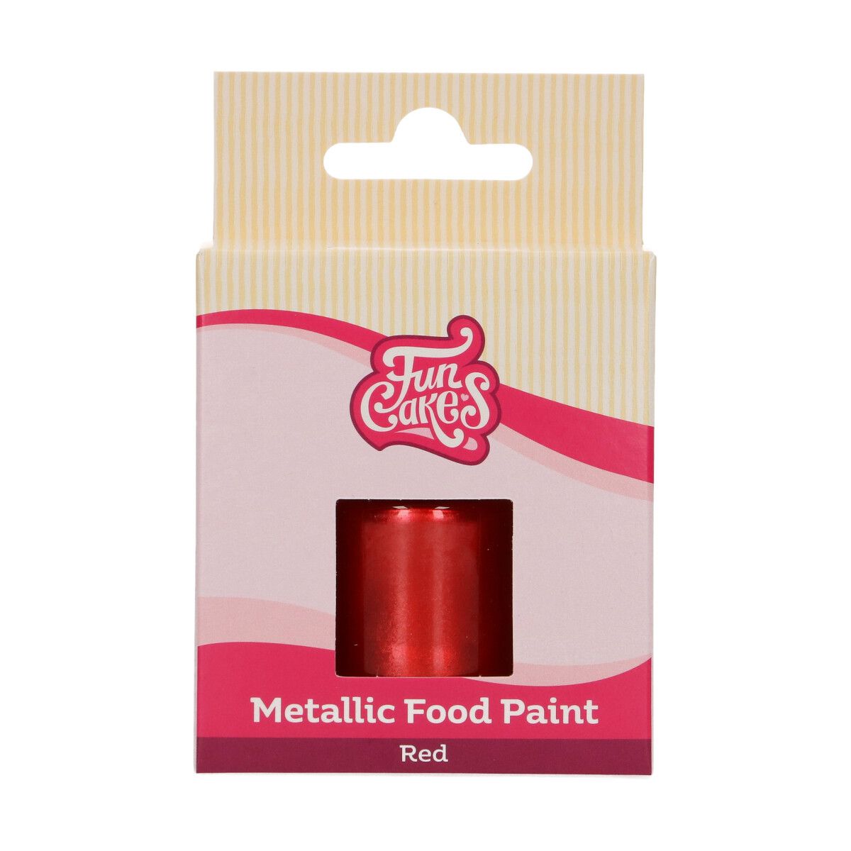 Lebenmittelfarbe metallic rot Funcakes 30ml