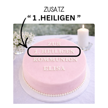 Zusatz :  1. HEILIGEN  ( für Kommunion)