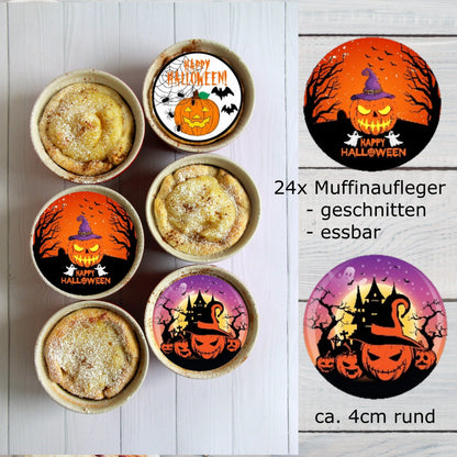 Muffinaufleger Halloween - gemischt - Funny Bake