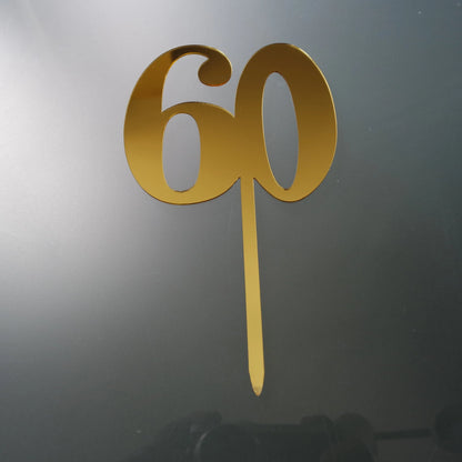 Tortenstecker 60 gold - Funny Bake