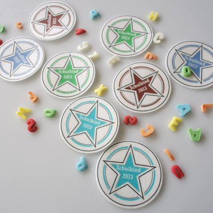 Muffin Aufleger Stern "Einschulung 2025" 16 St. - Funny Bake