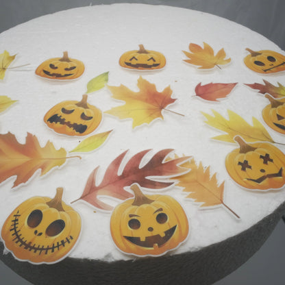 Essbare Blätter -Herbst Halloween - Funny Bake