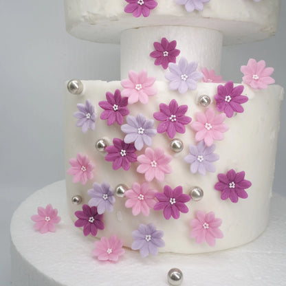 Zuckerblumen 30/60 in Rosa,Flieder.Beere - Funny Bake