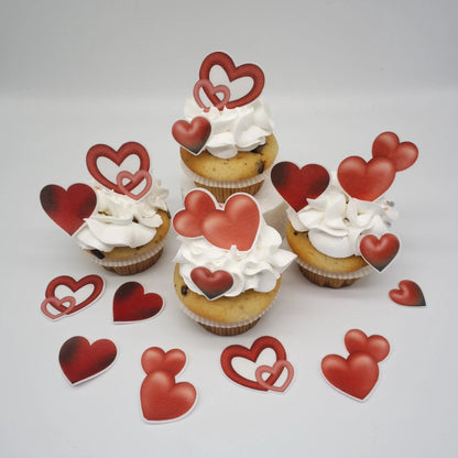 Esspapier Herzen - besonderes Design - Funny Bake