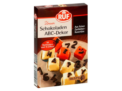 RUF Schokoladen ABC-Dekor - Funny Bake