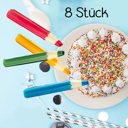 Schokoladenstifte 8Stück 4 Farben - Funny Bake