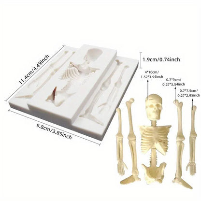 Silikonform  Skelett - Funny Bake