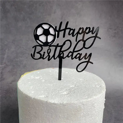 Tortenstecker Fußball Happy Birthday - Funny Bake