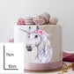 Tortenaufleger  Einhorn Kopf