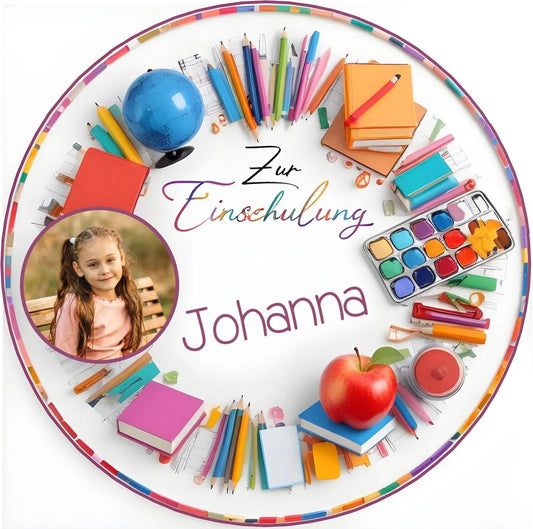 Tortenaufleger Einschulung- mit Photo Funnybake