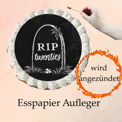 Burn-Away-Cake RIP Twenty - Hello Thirty - Funny Bake