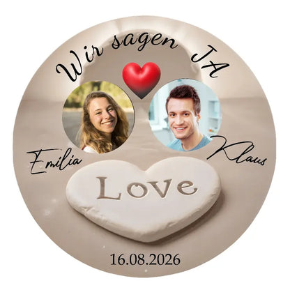 Tortenaufleger -Wir sagen JA- - Funny Bake