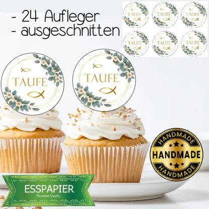 Muffinaufleger Taufe  24St. - Funny Bake