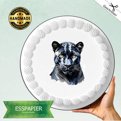 Tortenaufleger schwarzer Panther - Funny Bake