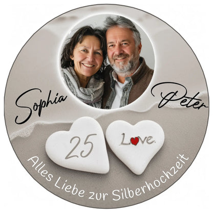 Tortenaufleger Silberhochzeit - Funny Bake