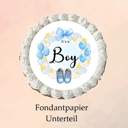 Tortenaufleger Burn Away Gender Party Reveal - Funny Bake