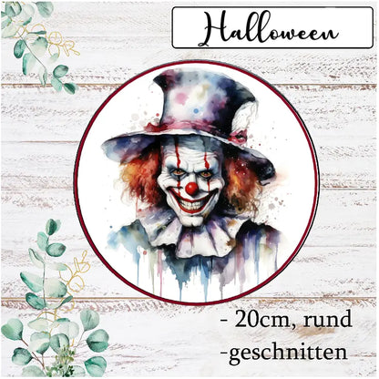 Tortenaufleger Halloween Gruselclown - Funny Bake