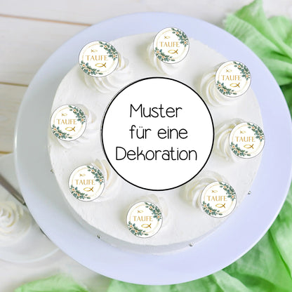 Muffinaufleger Taufe  24St. - Funny Bake