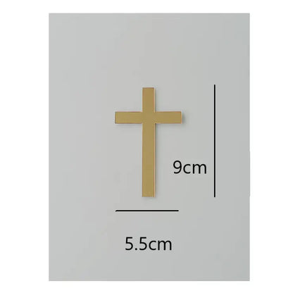 Tortenstecker Kreuz gold , klein - Funny Bake
