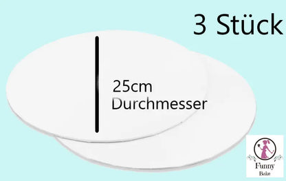 Kuchenplatte-rund-weiss-25cm-3Stueck-dünn-stabil-Cakecard