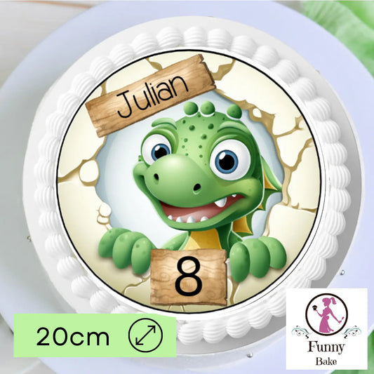 Tortenaufleger Freundlicher Dino Funnybake