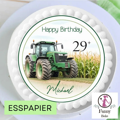 Tortenaufleger Traktor Funny Bake