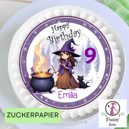 Tortenaufleger Kleine Hexe - Funny Bake